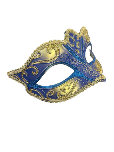 Ladies blue gold stunning - blue,