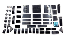 LEGO® Black Plates Blank Gloss Thin Flat Bricks Spare Parts Genuine x55 PCS
