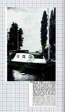 Mr Herbert Horace Slack Enfield Middlesex Pontoon Boat  - 1950 Cutting