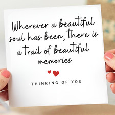 Thinking of You Card For Friend, Sending Love To Friend, Encouragement Cards,6x6