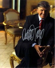 DONALD TRUMP AUTOGRAPH SIGNED