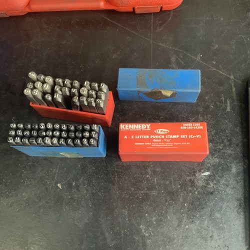 Letter number stamp - &, set