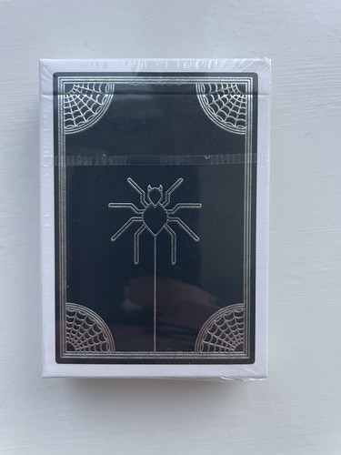 Spiders playing cards - (marked),