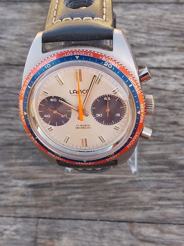 Mens vintage lanco chronograph - mens,