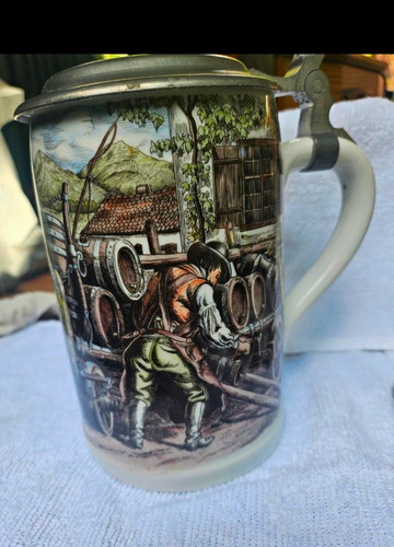 Vintage german beer stein - vintage,