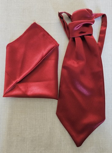 Vintage unbranded red cravat - red, &