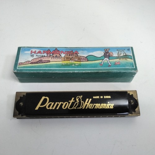 Parrot harmonica box in - parrot,