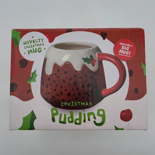Christmas pudding mug - christmas,