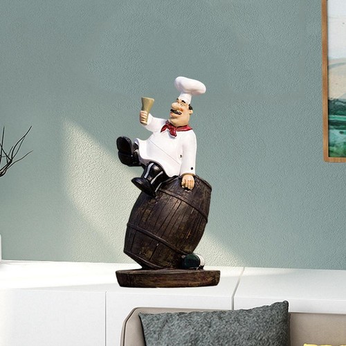 Delicate chef figurine - delicate,