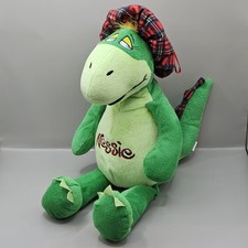 Nessie Lock Ness Monster 10" Sitting Plush Soft toy By Heather Gift Company