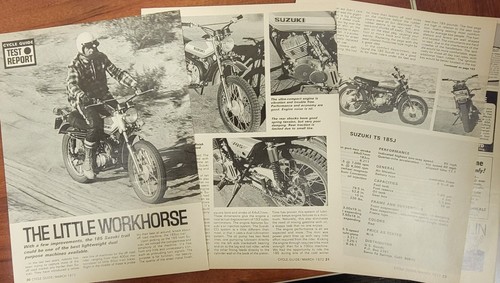 1972 suzuki 185 5p test - ts,