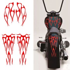 Red Flame Style Stickers