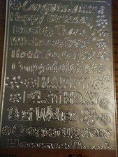 Silver Thank You/ Happy