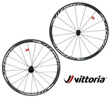 Vittoria Elusion TeamBlack Ceramic coated Bicycle Road Bike 700c wheels Wheelset