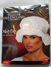 MOP CAP VICTORIAN EDWARDIAN MAID TALES OF OLD ENGLAND HISTORICAL FANCY DRESS 🧹
