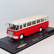 ATLAS EDITIONS IKARUS 620 BUS RED/WHITE 1959 1/72