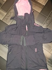 Superdry Original Windcheater Pink Fleeced Line Jacket Size Small