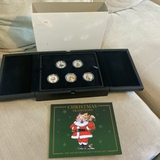 Guernsey 2021 Christmas Traditions Silver Proof 50p Set Ltd Ed. 20/695 COA/Box