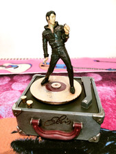 ELVIS PRESLEY FRANKLIN MINT HEARTBREAK HOTEL MUSIC BOX GREAT WORKING CONDITION