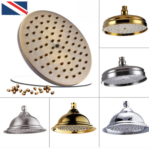Antique brass golden - brass, round