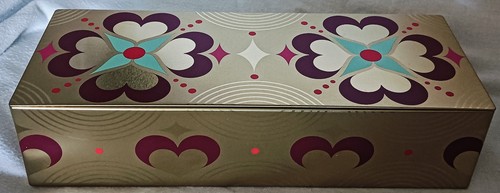 Biscuit tin stylish floral - m&s,