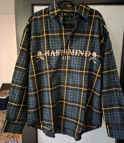 Mastermind mens plaid flannel - mastermind,