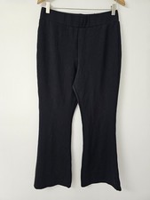 Very Ladies Trousers Flared Wrinkle Free Finely Ribbed Stretch Office Party UK14