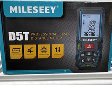 Mileseey tools D5T 50M Laser Distance Meter Area Measurement UK Measure Tool New