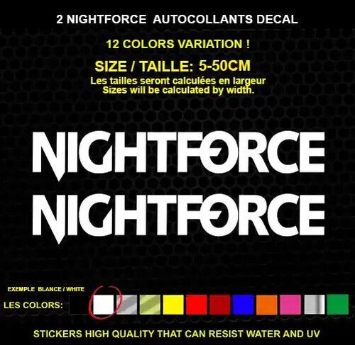Nightforce sticker real - sticker,