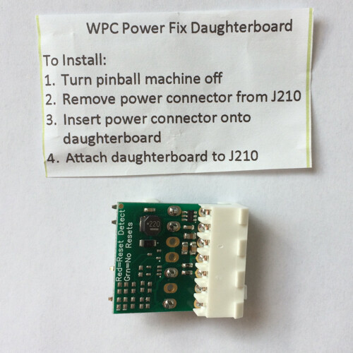 Pinball reset fix pcb - reset,