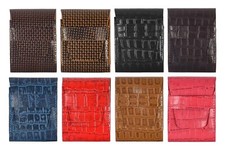 Cigarette Case Croc Print