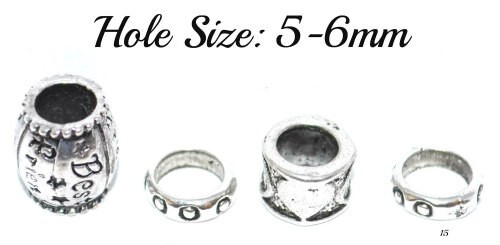 Set tibetan silver spacer - 4,