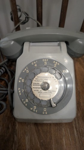 Mid century telephone with - telephone,