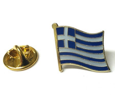 Greece pin badge - Greek flag