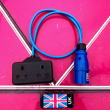 16amp plug to 13amp twin