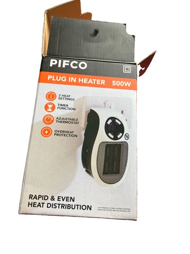 Pifco 500w plug - pifco, plug-in