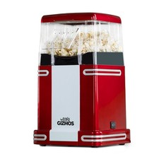 Wicked Gizmos Retro Red Popcorn Maker Hot Air Machine 1200W Novelty Kitchen