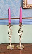 PAIR of VINTAGE BRASS