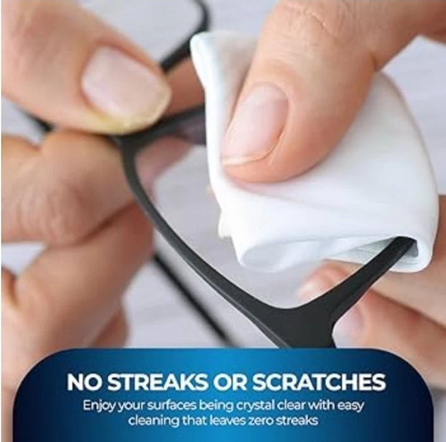 Spectacle lens cleaning wipes - spectacle,