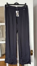 BNWT M&S Rosie @ Autograph dark blue dream satin pyjama bottoms - 14R 14L 16R