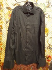 Stylish Black Cotton Long