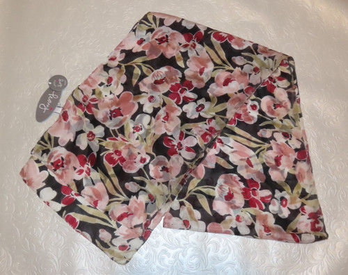 Peony 100 silk scarf x - 100%,
