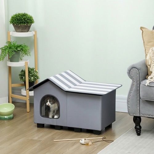 Cat house outdoor weather - cat,