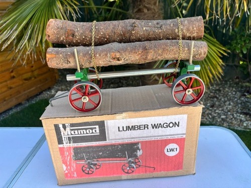 Vintage mamod lw1 lumber - lumber, wagon