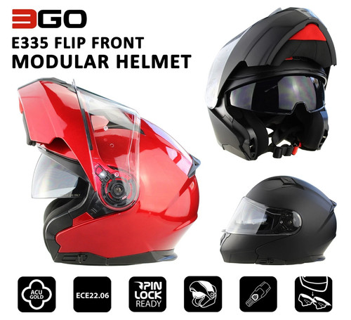 3go e335 flip front motorcycle - 3go,