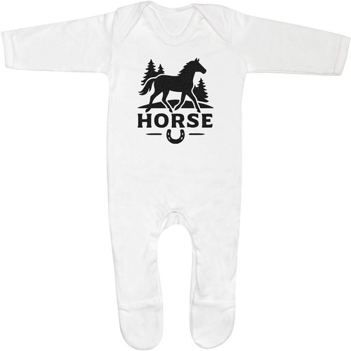 Wild horse running - horse, baby