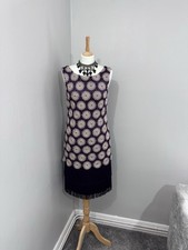 Kaleidoscope Purple Tasseled Flapper Party/Cocktail Dress Uk 10