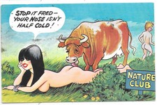 BAMFORTH SEASIDE HUMOUR PPC USED MEDWAY 21/7/76 ; NOT SIGNED.