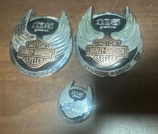 Harley Davidson 105th Anniversary Tank Badge Emblem Medallion  2008