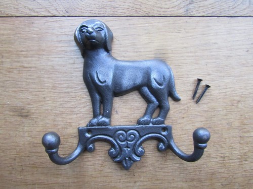 Rustic iron vintage coat hook